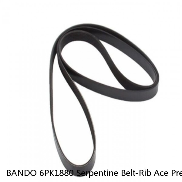 BANDO 6PK1880 Serpentine Belt-Rib Ace Precision Engineered V-Ribbed Belt  (Fits: Toyota)