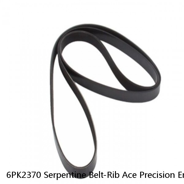 6PK2370 Serpentine Belt-Rib Ace Precision Engineered V-Ribbed Belt (Fits: Toyota)